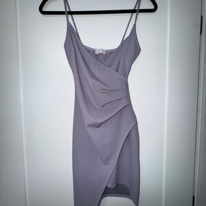 Pink Lily Lavender Asymmetrical Dress